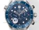 Copy N1Factory Omega Seamaster 300m blue dialblue ceramic bezel stainless steel watch (2)_th.jpg